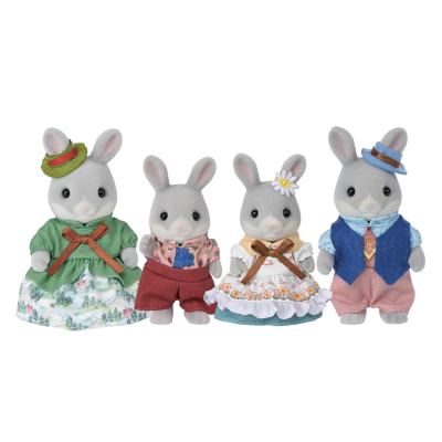 Cottontail Rabbit Family